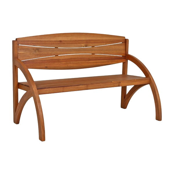 Panchina da giardino in legno marrone Hadia - Garden Pleasure