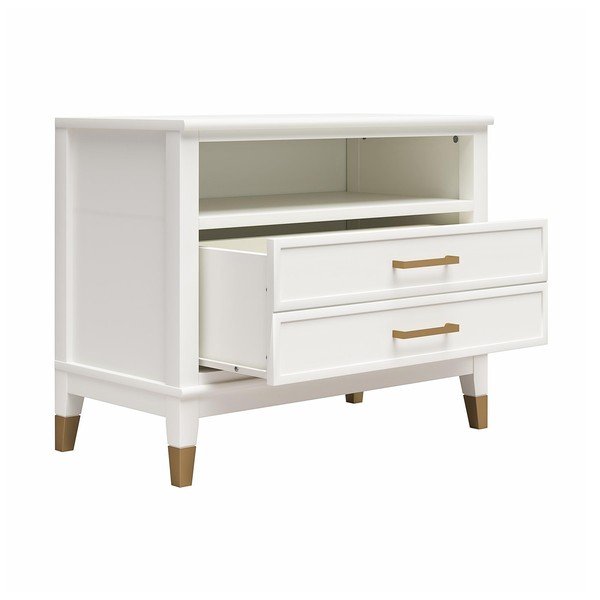 Comodino bianco Westerleigh - CosmoLiving by Cosmopolitan-image-2