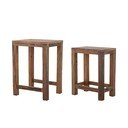 Set di tavolini in legno riciclato 2 pz 40x36 cm Galen – Bloomingville