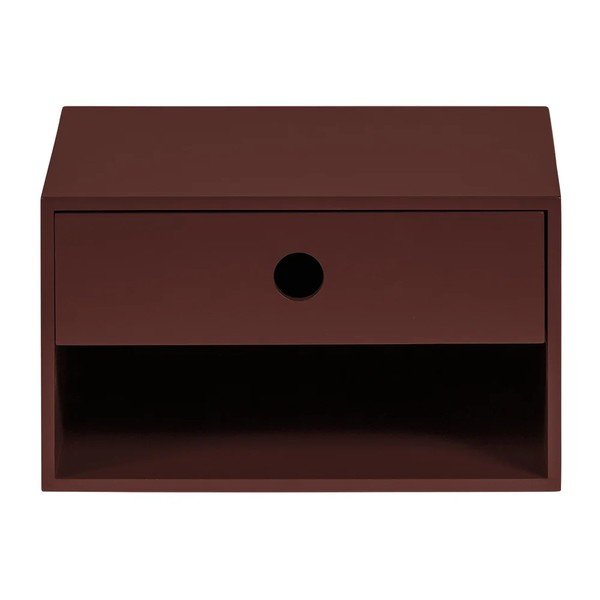 Comodino burgundy in MDF Nancy – WOOOD-image-2