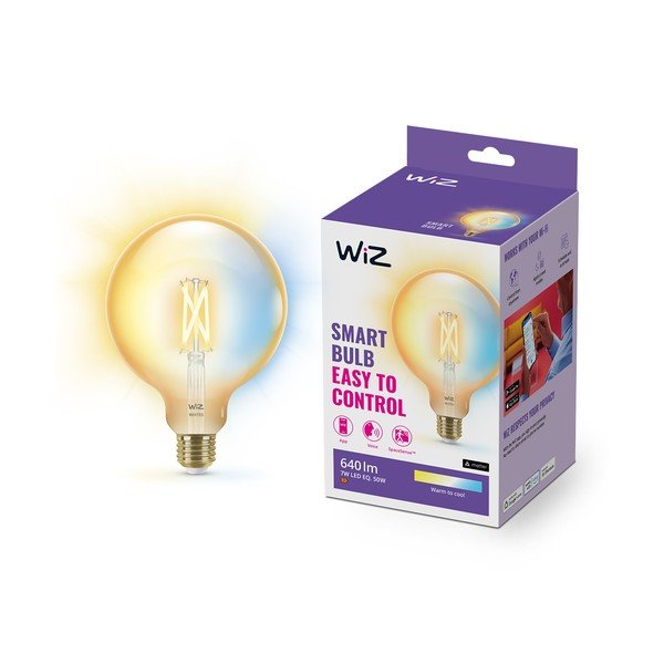 Lampadina smart con filamenti con presa E27, 7 W – WiZ