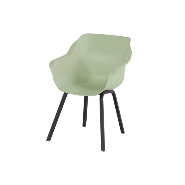 Set di 2 sedie da giardino in plastica verde chiaro Sophie - Hartman