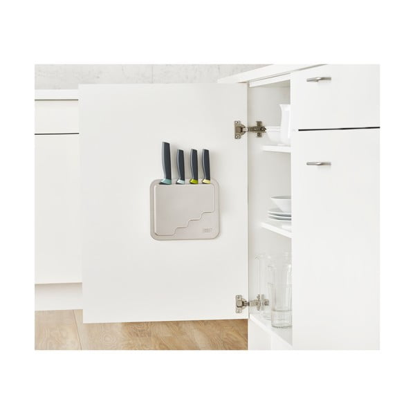 Set di 4 coltelli con supporto in acciaio inox DoorStore™ - Joseph Joseph-image-2