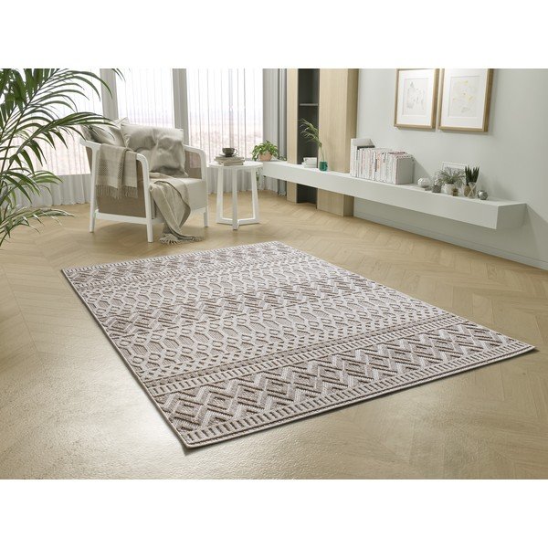 Tappeto beige 134x200 cm Element - Universal-image-1