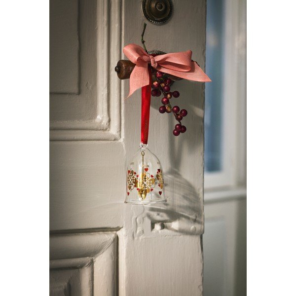 Decorazione per albero di natale in vetro soffiata a mano 5,5 cm Ann-Sofi Romme – Holmegaard-image-1