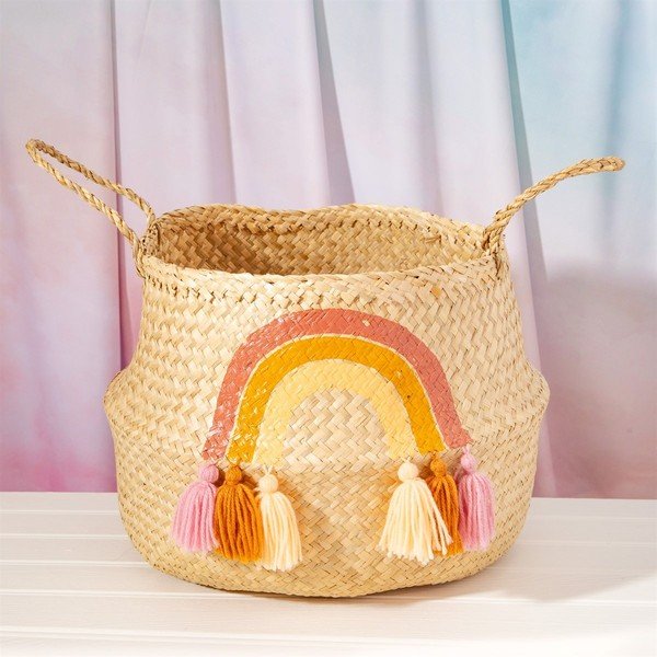 Cestino in seagrass , ø 40 cm Earth Rainbow - Sass & Belle-image-2