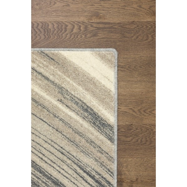 Tappeto in lana crema 133x180 cm Haze - Agnella-image-3