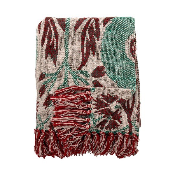Coperta in cotone riciclato 130x160 cm Jangal – Bloomingville