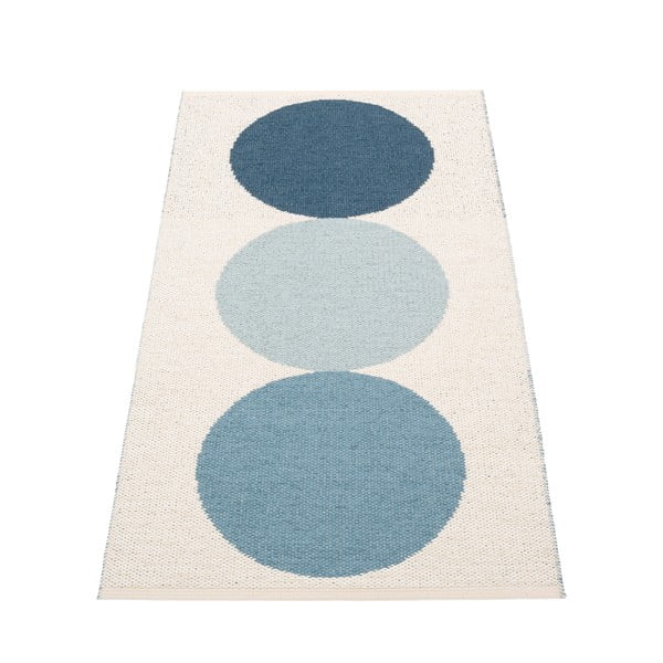 Tappeto da interno/esterno blu/color crema 70x140 cm Otto Sky – Pappelina