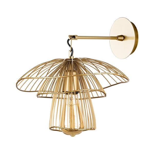 Lampada da parete color oro, altezza 36 cm Root - Squid Lighting-image-3