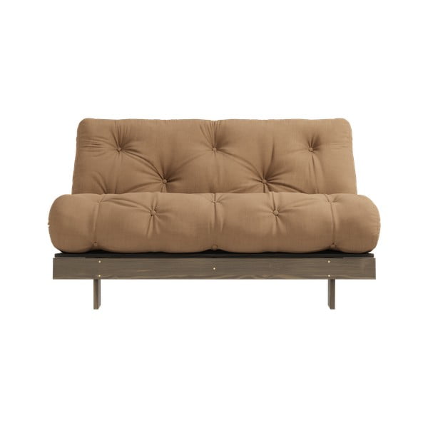 Divano letto marrone chiaro 140 cm Roots - Karup Design