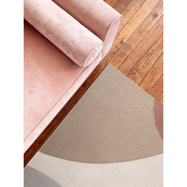 Tappeto beige in lana tessuto a mano 160x230 cm Hackney Clarissa – Ted Baker-image-3