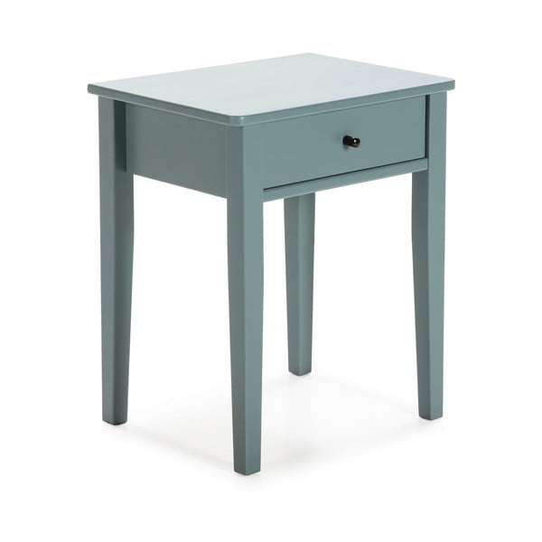 Comodino in legno di pino color petrolio Bart - Marckeric-image-2