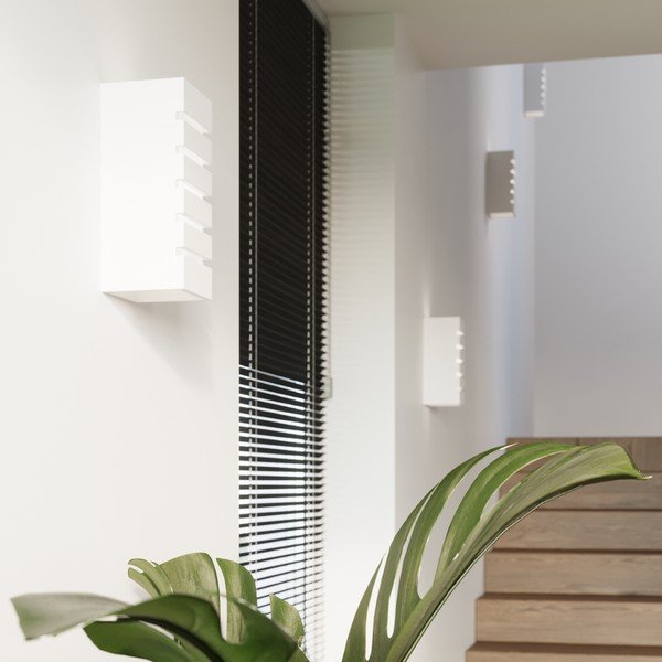 Lampada da parete bianca Remo - Sollux-image-1