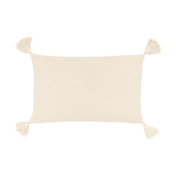 Federa decorativa in cotone beige , 30 x 50 cm Lori - Westwing Collection
