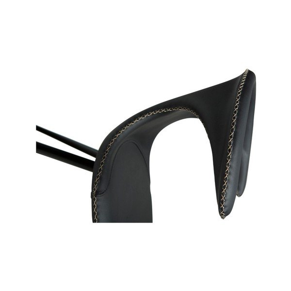 Sedia in pelle nera Flair - DAN-FORM Denmark-image-1