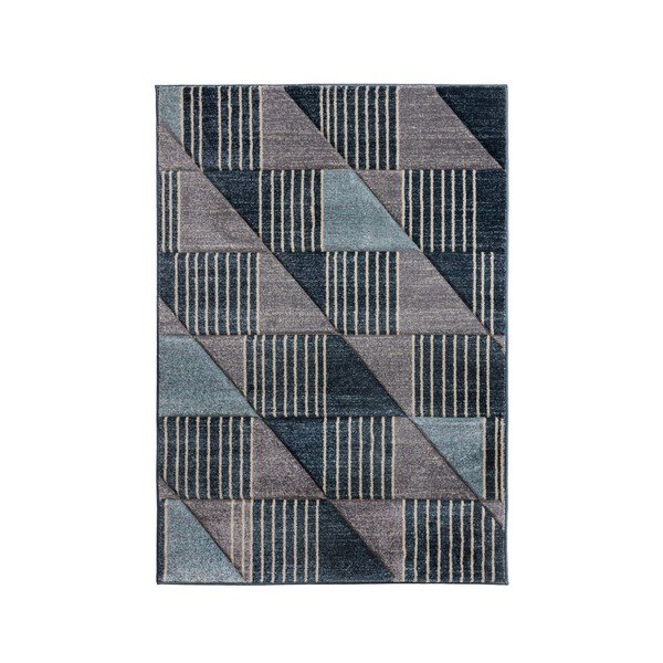 Tappeto Velocity grigio e blu, 160 x 230 cm - Flair Rugs