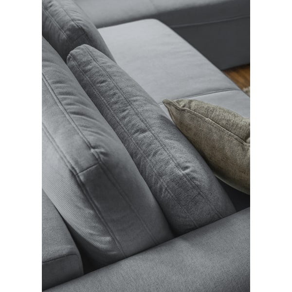 Divano letto angolare grigio (variabile) Homely Tommy - Miuform-image-3