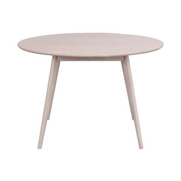 Tavolo da pranzo rotondo con piano in rovere 115x115 cm Yumi - Rowico-image-4