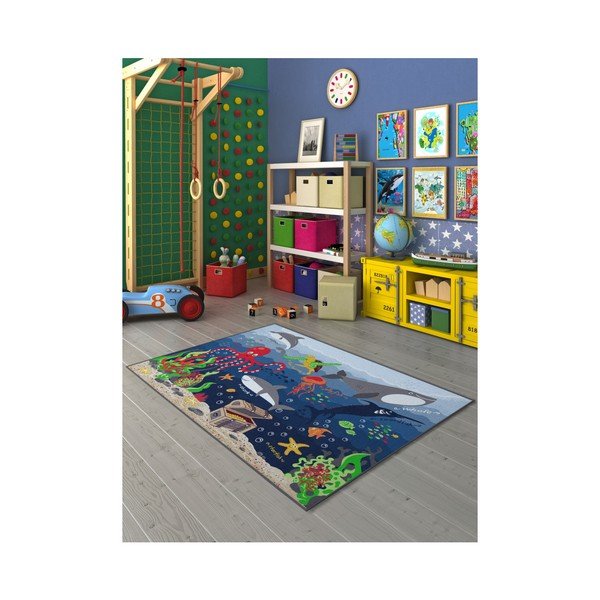 Tappeto per bambini Deep Water, 133 x 190 cm - Confetti