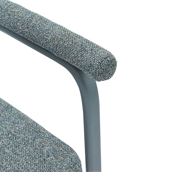 Set di sedie da pranzo grigia in imbottito con braccioli 2 pz Ecto – Hübsch-image-4