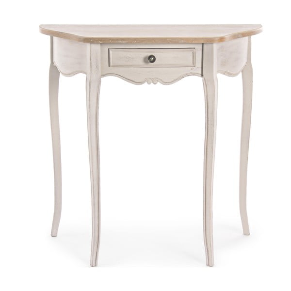 Tavolo consolle color crema 35x80 cm Clarisse – Bizzotto