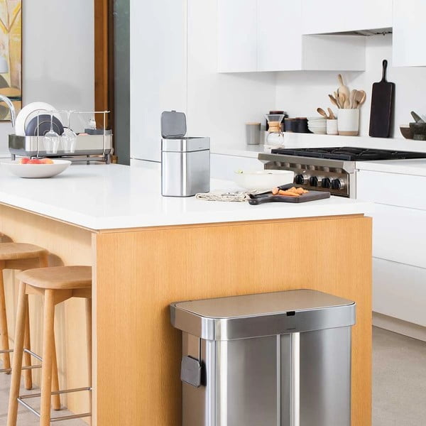 Contenitore grigio per rifiuti compostabili 4 l - simplehuman-image-4