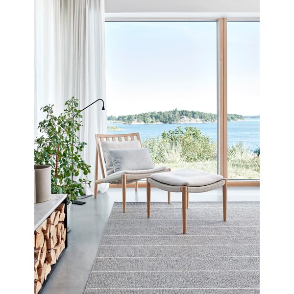 Tappeto da interno/esterno grigio 60x125 cm Belle Concrete – Pappelina-image-1