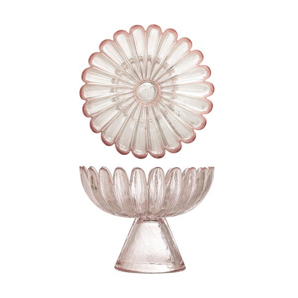 Ciotolina da portata rosa chiaro in vetro 220 ml Nalu – Bloomingville-image-4