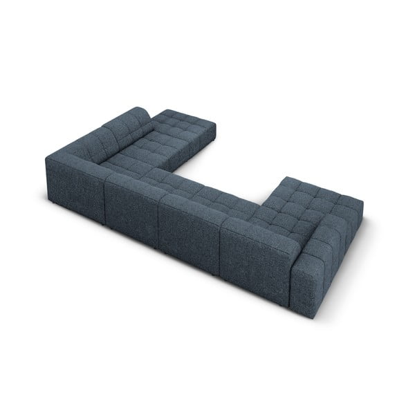 Divano angolare blu (angolo destro a forma di U) Chicago - Cosmopolitan Design-image-4