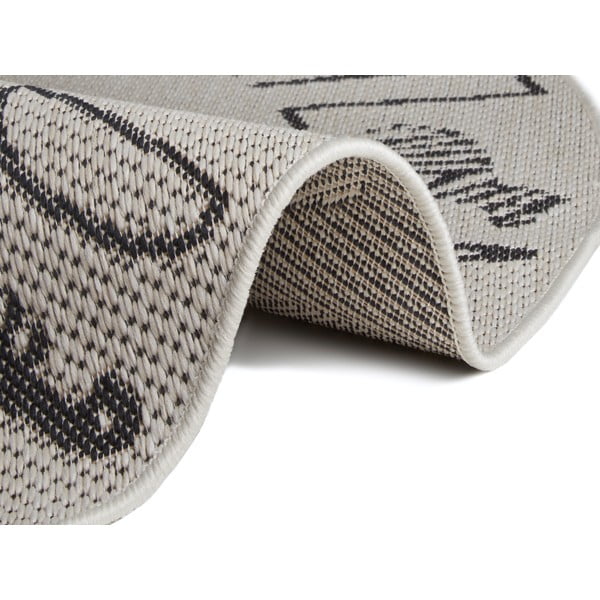 Tappeto per bambini Crema Lettere, ø 160 cm - Ragami-image-1