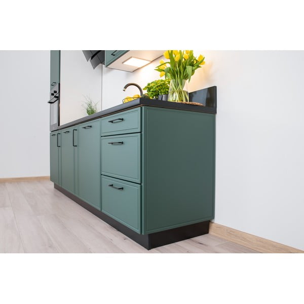 Cucina dritta con piano di lavoro (senza montaggio) 270 cm Aden - STOLKAR-image-4