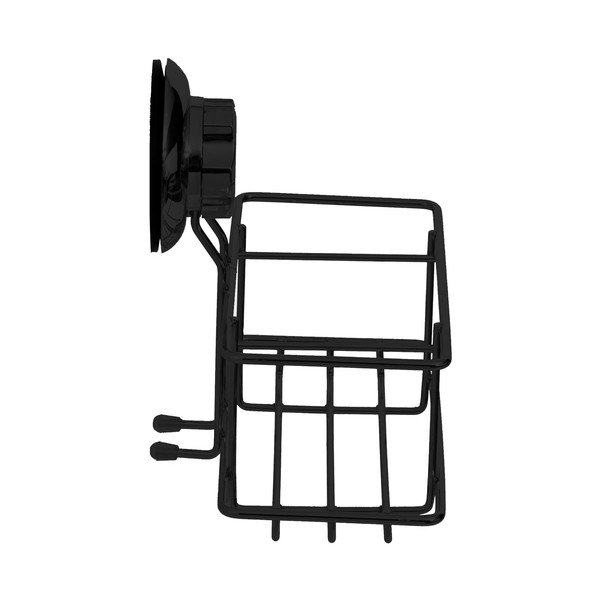 Mensola da bagno a parete nera Bestlock - Compactor-image-3
