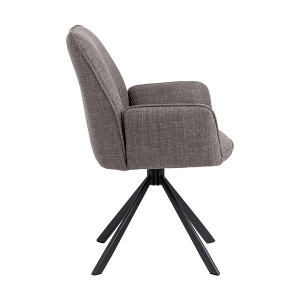 Set di sedie da pranzo grigio chiaro in imbottito con braccioli 2 pz Glenda – Actona-image-3