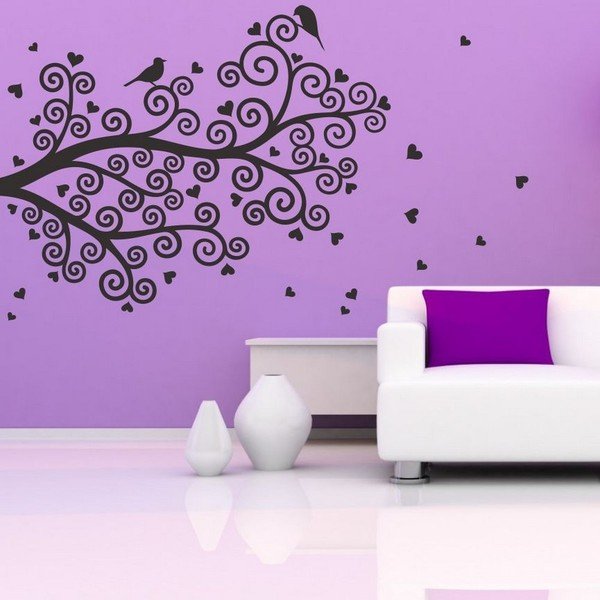 Adesivo murale decorativo Spiral Tree - Unknown