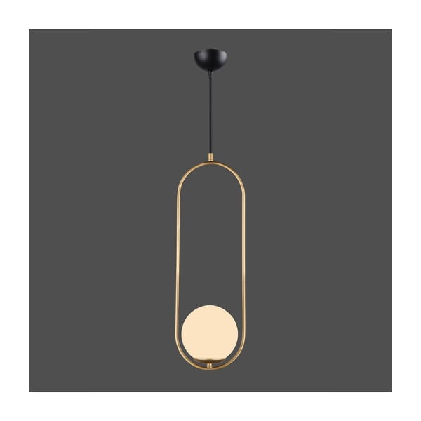 Lampada a sospensione color oro, altezza 146 cm Arch - Squid Lighting-image-1