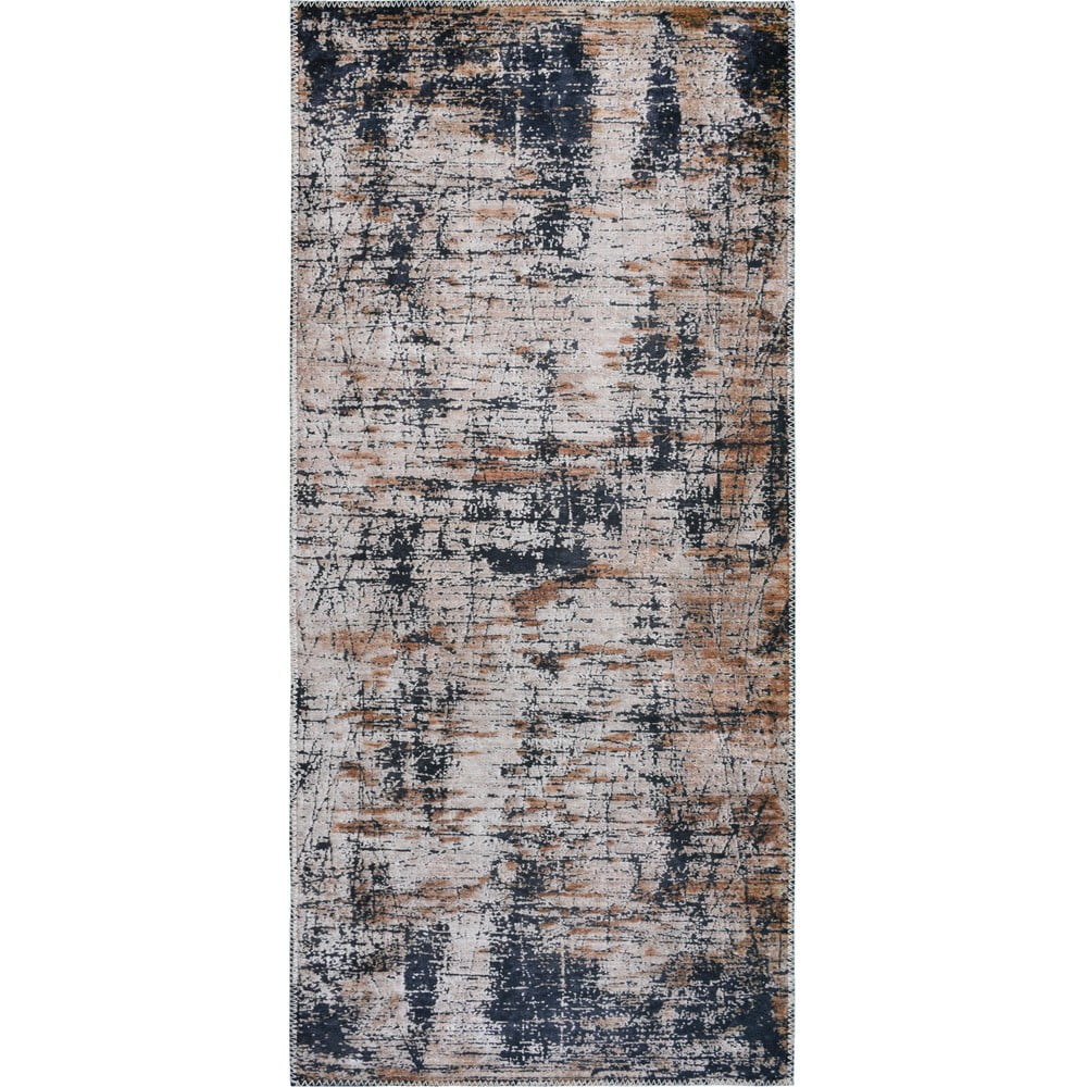Passatoia blu lavabile 80x300 cm Abstract Colors – Vitaus | Tappeti