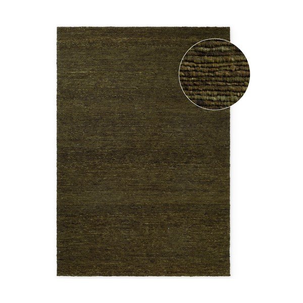 Tappeto verde scuro in lana tessuto a mano 200x290 cm Bexley Woolwich – Ted Baker