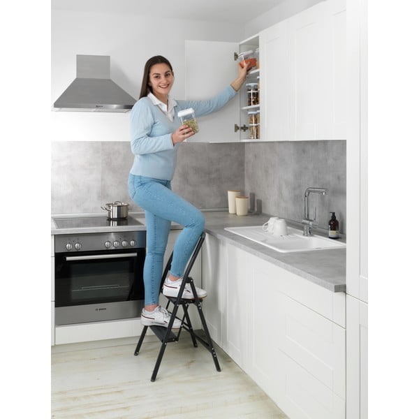 Nero Gradini compatti, altezza 91,5 cm - Wenko-image-1