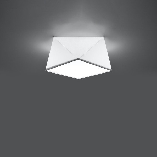Lampada da soffitto bianca 25x25 cm Koma - Sollux-image-1