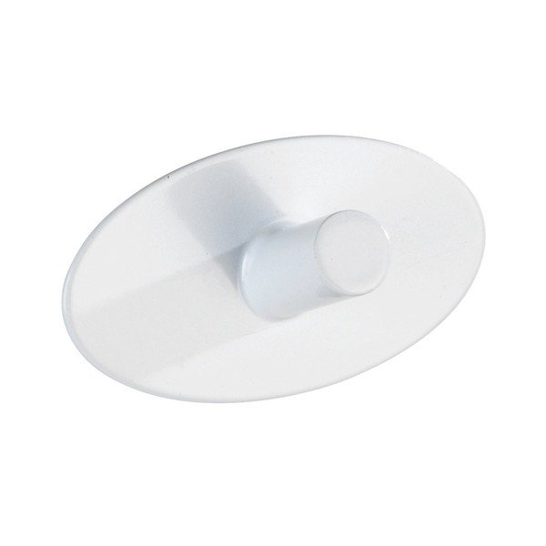 Set di 2 ganci da parete bianchi autoportanti Piceno - Wenko-image-2