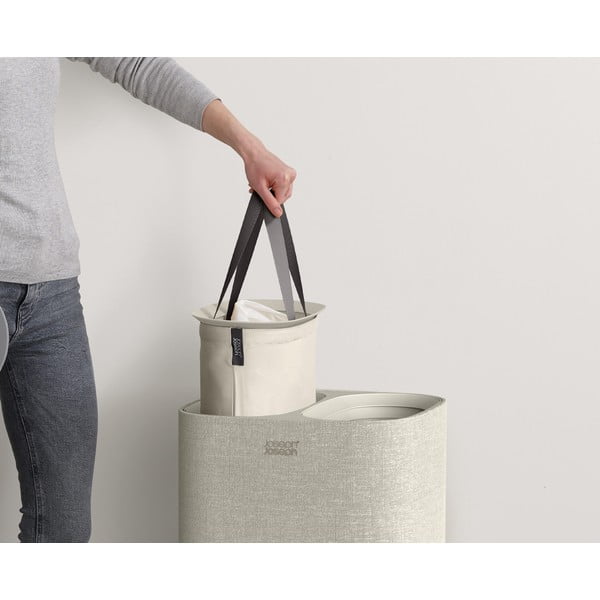 Cesto per biancheria in tessuto 30+30 l Tota - Joseph Joseph-image-4