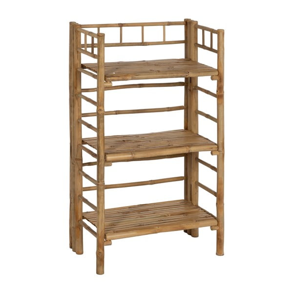 Scaffale di colore naturale in bambù 61x104x34 cm Manali – Ixia