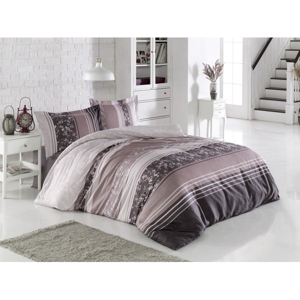 Primacasa di Türkiz Uni biancheria da letto matrimoniale in cotone sateen, 220 x 240 cm Union - Mijolnir