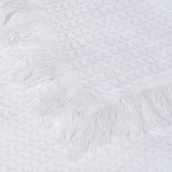 Copriletto in cotone riciclato bianco 260x280 cm Honeycomb - Ixia-image-4