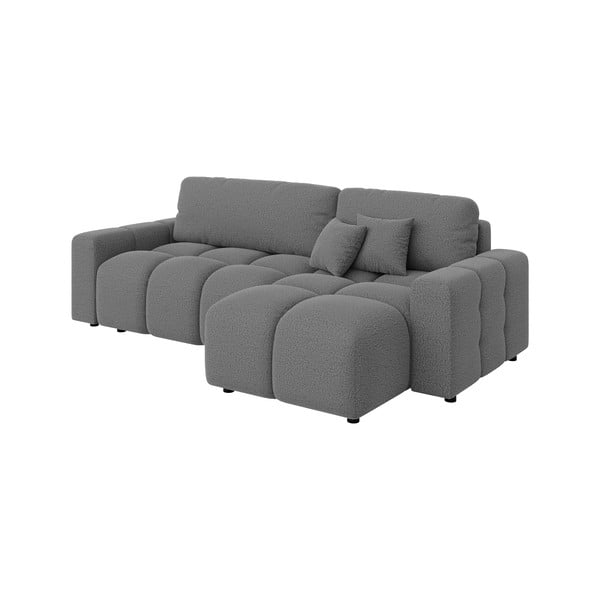Divano angolare grigio allungabile (con composizione variabile) Luki – Ropez-image-4