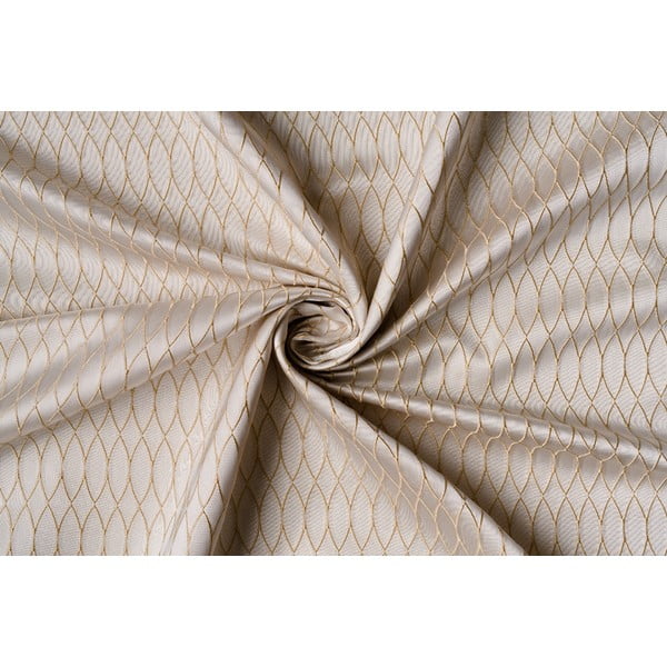 Tenda beige-oro 140x260 cm Lionel - Mendola Fabrics