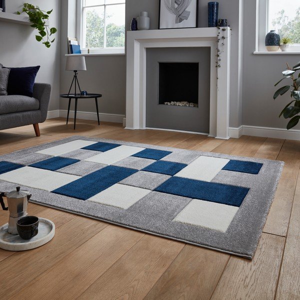 Tappeto grigio-blu , 160 x 220 cm Brooklyn - Think Rugs-image-2