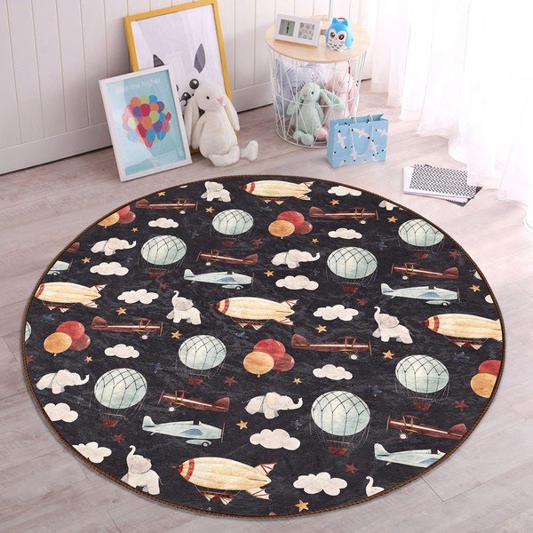 Tappeto per bambini ø 100 cm Comfort - Mila Home-image-2