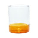 Vaso in vetro con fondo arancione Kiosk - Hübsch